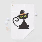 Kitty Hexe Classic T - Shirt Golfhandtuch (Insitu)