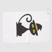 Kitty Hexe Classic T - Shirt Golfhandtuch (Horizontal)