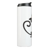 Kitty Hexe Classic T - Shirt Thermosbecher (Nach links gedreht)