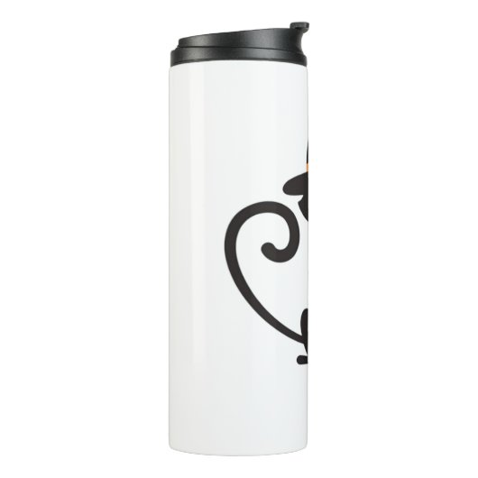 Kitty Hexe Classic T - Shirt Thermosbecher (Nach links gedreht)