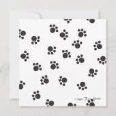 Kitty Hexe Süsse Einladung (Rückseite)