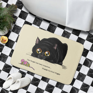 Kitty Hintern-Wiggle Badematte