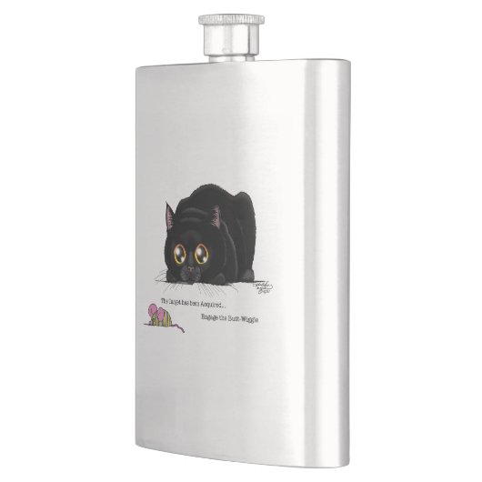 Kitty Hintern-Wiggle Flachmann (Links)