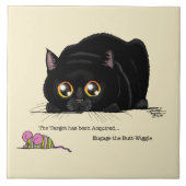 Kitty Hintern-Wiggle Fliese (Vorderseite)