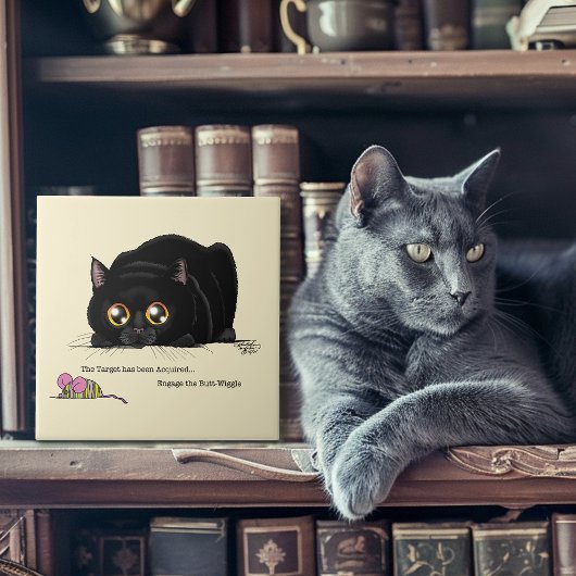 Kitty Hintern-Wiggle Fliese