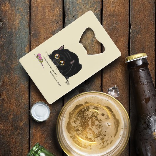 Kitty Hintern-Wiggle Geldbeutel Flaschenöffner