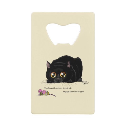 Kitty Hintern-Wiggle Geldbeutel Flaschenöffner (Vorderseite)