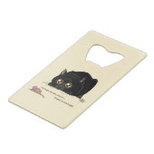 Kitty Hintern-Wiggle Geldbeutel Flaschenöffner (Vorderseite Schrägansicht)