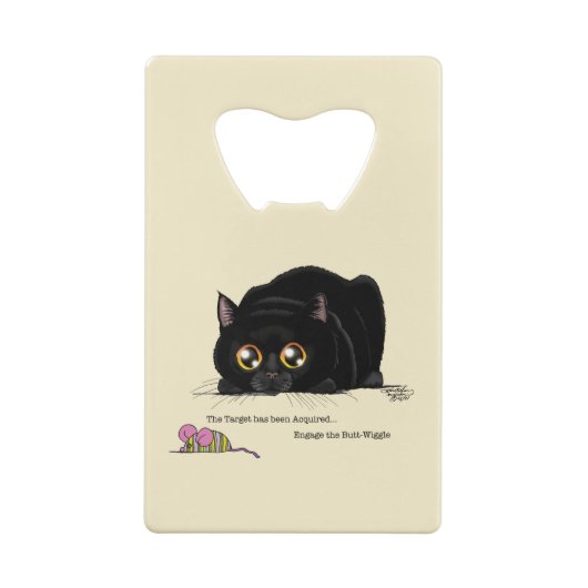 Kitty Hintern-Wiggle Geldbeutel Flaschenöffner (Rückseite)