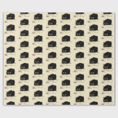 Kitty Hintern-Wiggle Geschenkpapier (Flach)