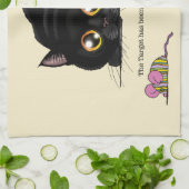 Kitty Hintern-Wiggle Geschirrtuch (Gefaltet)