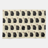 Kitty Hintern-Wiggle Geschirrtuch (Horizontal)