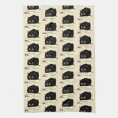 Kitty Hintern-Wiggle Geschirrtuch (Vertikal)