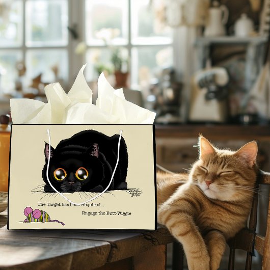 Kitty Hintern-Wiggle Große Geschenktüte