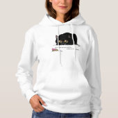 Kitty Hintern Wiggle Hoodie (Vorderseite)