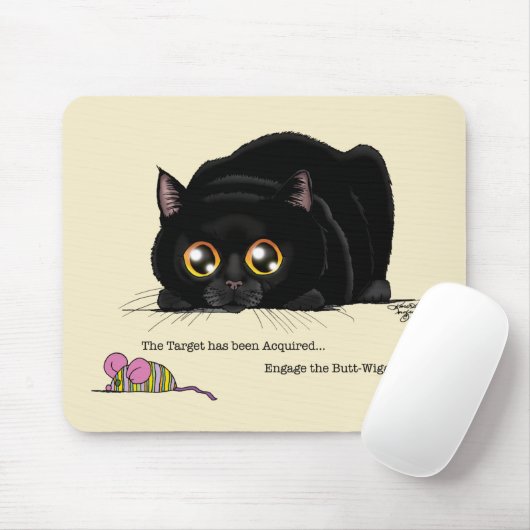 Kitty Hintern-Wiggle Mousepad (Mit Mouse)