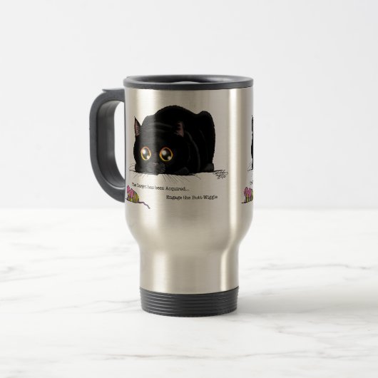 Kitty Hintern Wiggle Reisebecher (Vorderseite Links)