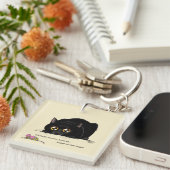 Kitty Hintern-Wiggle Schlüsselanhänger (Vorderseite rechts)