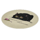 Kitty Hintern-Wiggle Schneidebrett (Ecke)