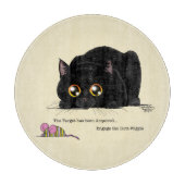 Kitty Hintern-Wiggle Schneidebrett (Vorderseite)
