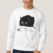 Kitty Hintern Wiggle Sweatshirt (Vorderseite)