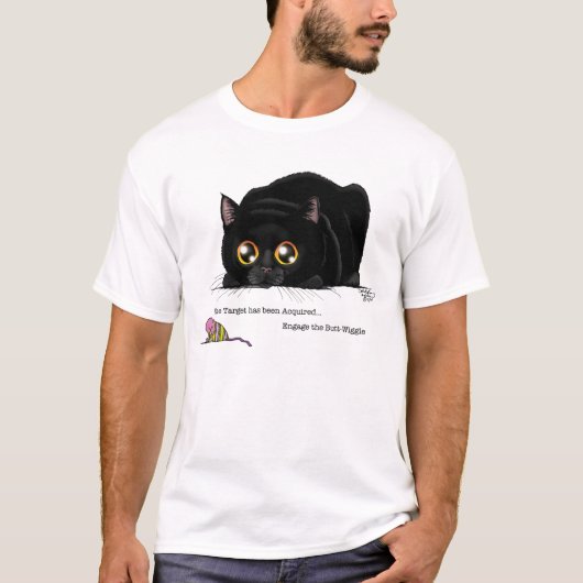 Kitty Hintern Wiggle T-Shirt (Vorderseite)