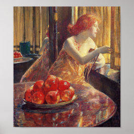 Kitty Hughes (schöne Amerikanerin mit rotem Haar) Poster