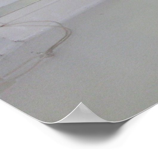 Kitty im Fenster Poster (Ecke)