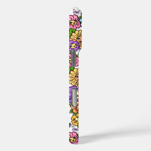 Kitty im Garten Case-Mate iPhone Hülle (Rückseite / Rechts)