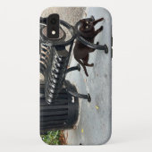 Kitty im Park Case-Mate iPhone Hülle (Rückseite)