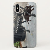 Kitty im Park Case-Mate iPhone Hülle (Rückseite)