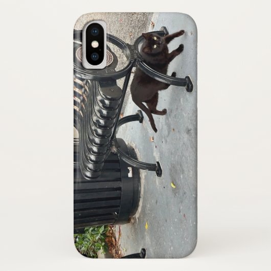 Kitty im Park Case-Mate iPhone Hülle (Rückseite)