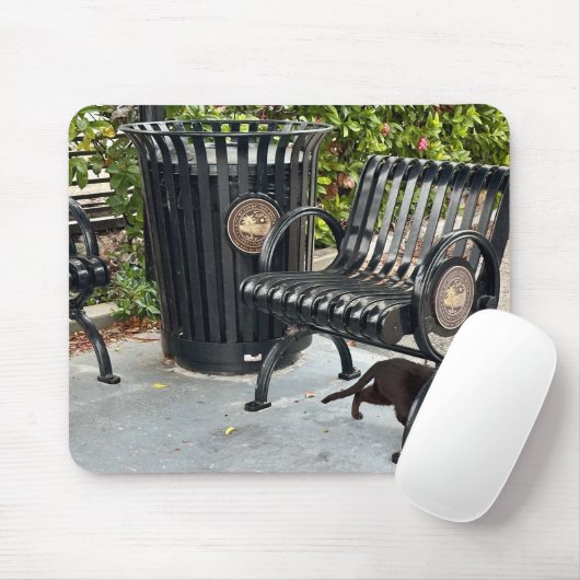Kitty im Park Mousepad (Mit Mouse)