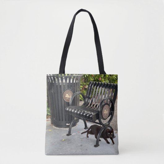 Kitty im Park Tasche (Vorderseite)
