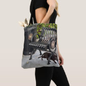 Kitty im Park Tasche (Von Nahem)