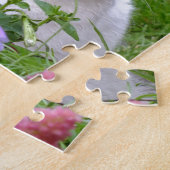 Kitty im Petunias-Puzzle Puzzle (Seite)
