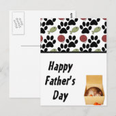 Kitty in a Box - Funny Happy Vatertag Postkarte (Vorne/Hinten)
