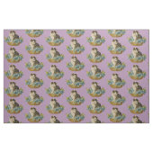 Kitty in Basket Stoff (Fat Quarter (45,7 x 55,9 cm))
