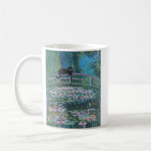 Kitty in der Monet-Tasse