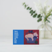 Kitty in einem Korb-Geschäft/einer Visitenkarte (Stehend Vorderseite)