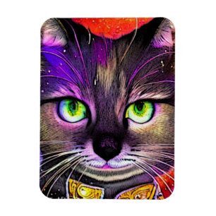 Kitty in Groove- Magnet