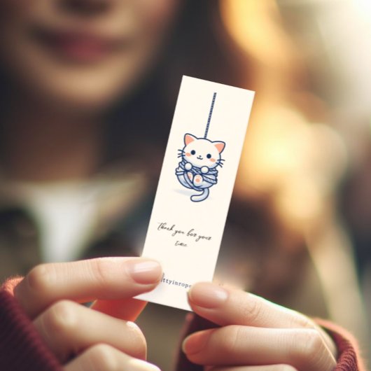 Kitty in Seilen, Visitenkarte