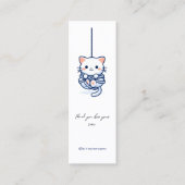 Kitty in Seilen, Visitenkarte (Vorderseite)