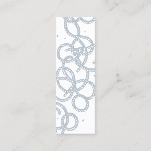 Kitty in Seilen, Visitenkarte (Rückseite)