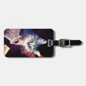 Kitty in the Rafters Nah-up Fotograf Gepäckanhänger (Vorderseite horizontal)