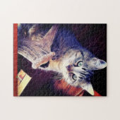Kitty in the Rafters Nah-up Fotograf Puzzle (Horizontal)