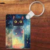Kitty Jar Keychain Schlüsselanhänger (Rückseite)