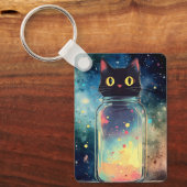 Kitty Jar Keychain Schlüsselanhänger (Vorderseite)