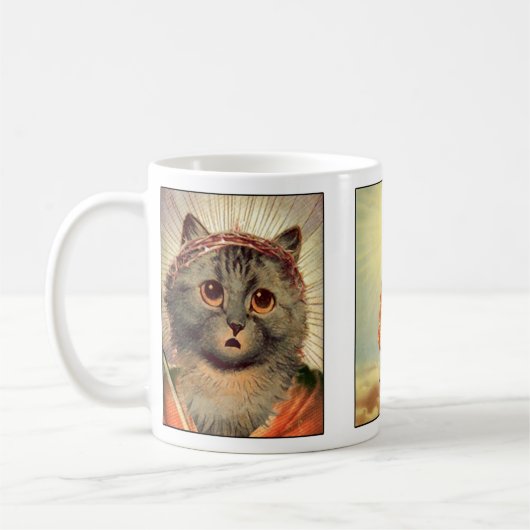 Kitty-Jesus-Tasse Kaffeetasse (Links)