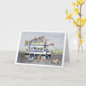 Kitty Kamp Omnibus Card Karte (Gelbe Blume)